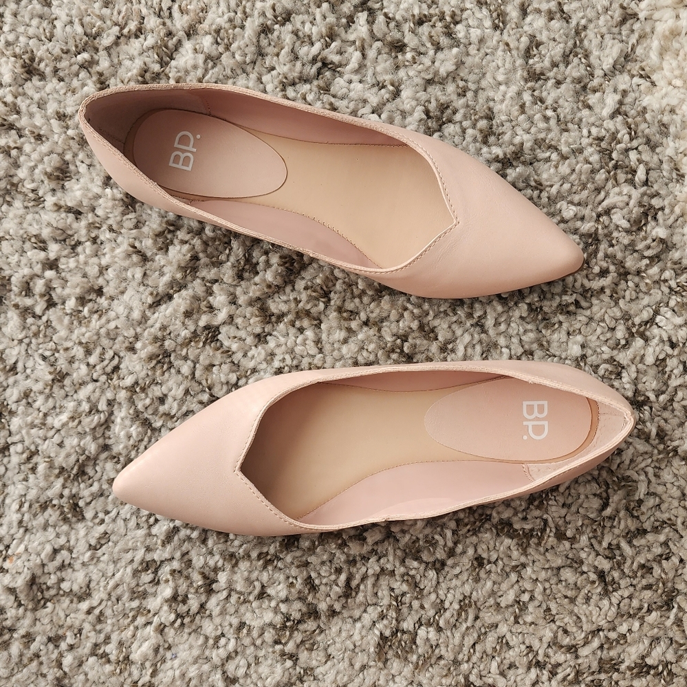 NIB Flats BP. Sierra Blush Faux Leather - Size 6M - Picture 4 of 7